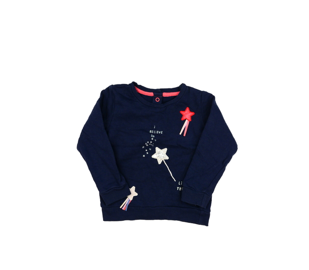 Tmavě modrá mikina s hvězdami Mothercare