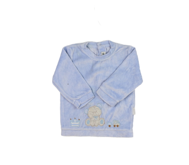 Modrá mikina s medvědem