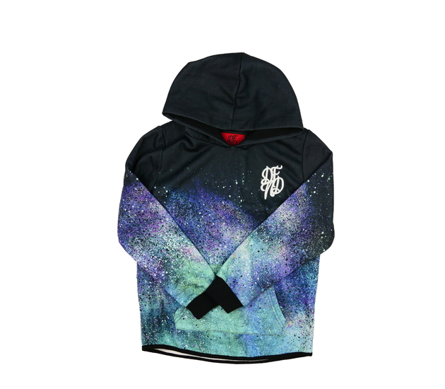 Nová tmavší batikovaná mikina 