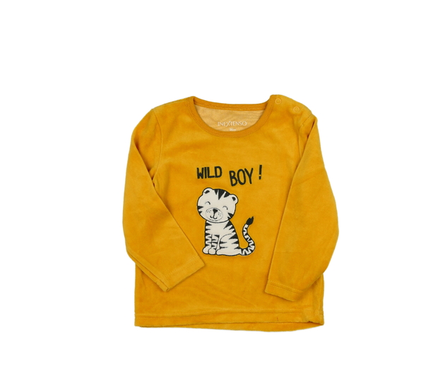 Žlutá mikina s tygříkem 