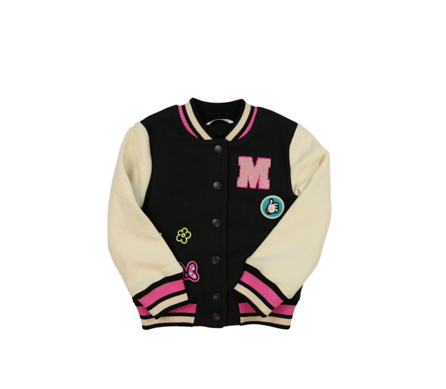 Barevná mikina s podšívkou na patenty Minnie M&S