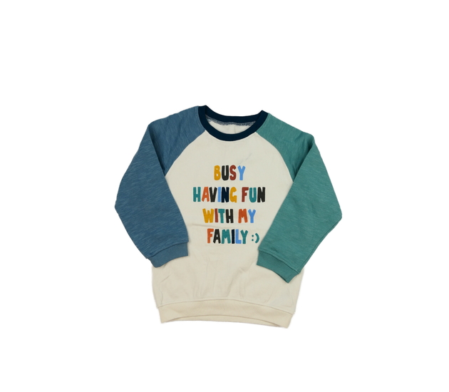 Trojbarevná slabší mikina 