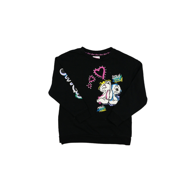 Krásná černá mikina Stitch Disney Primark 