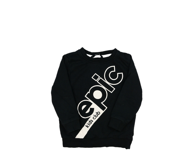 Černá mikina s nápisem George