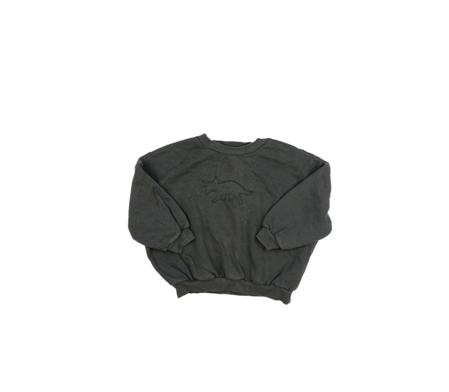 Šedá mikina s dinosaurem George