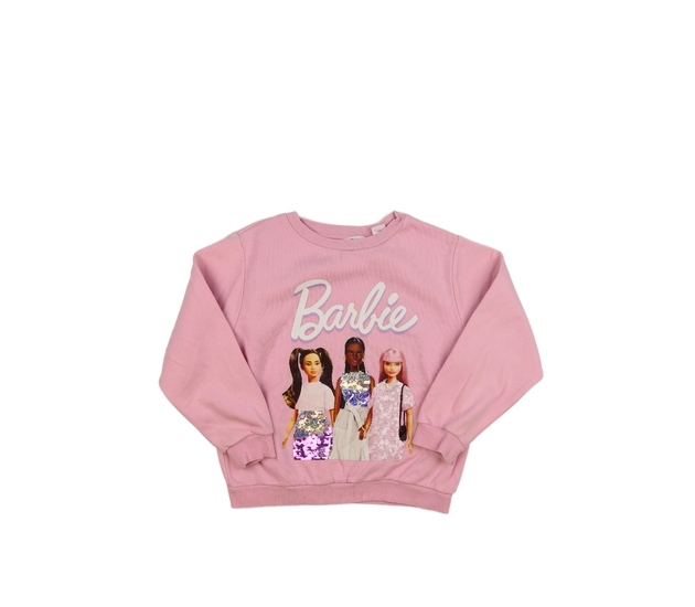 Světle růžová mikina Barbie H&M