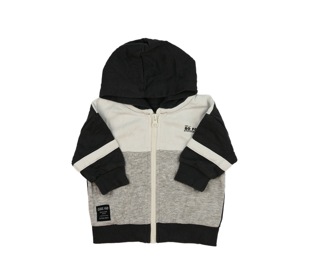 Šedo-bílá mikina Next