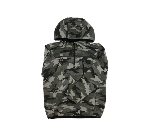 Šedá maskáčová mikina George