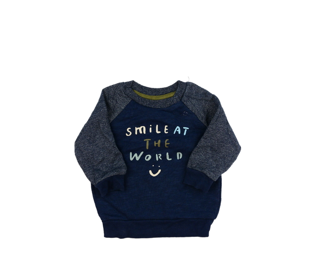 Tmavě modrá mikina s nápisem Primark 