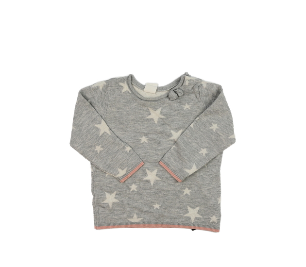 Šedý svetřík s hvězdami H&M