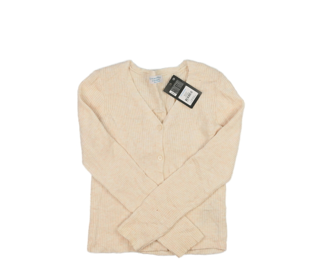 Nový světlý propínací kratší svetřík Primark 