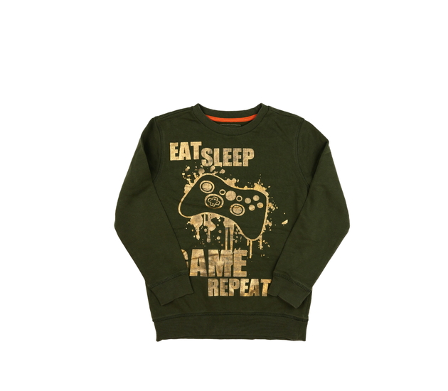 Olivově zelená herní mikina F&F