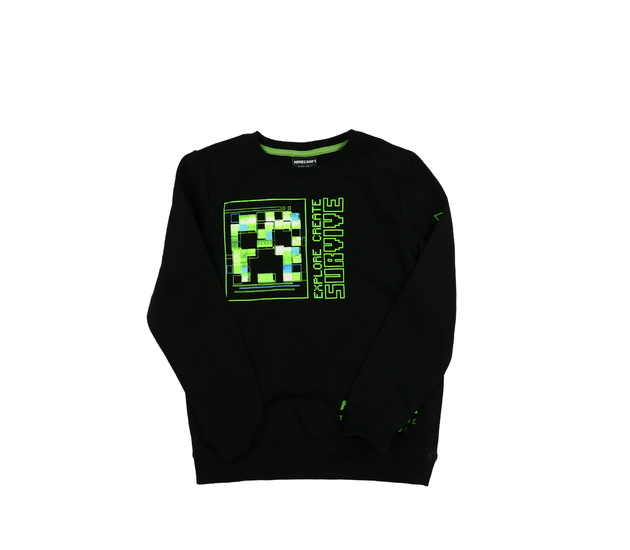 Černá mikina Minecraft Primark 