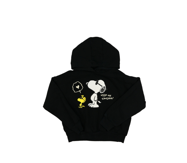 Černá mikina Peanuts 