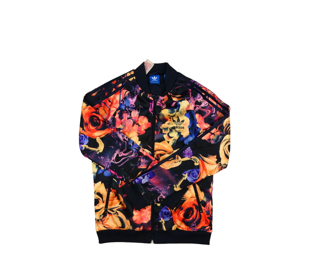 Krásná květinová sportovní mikina Adidas