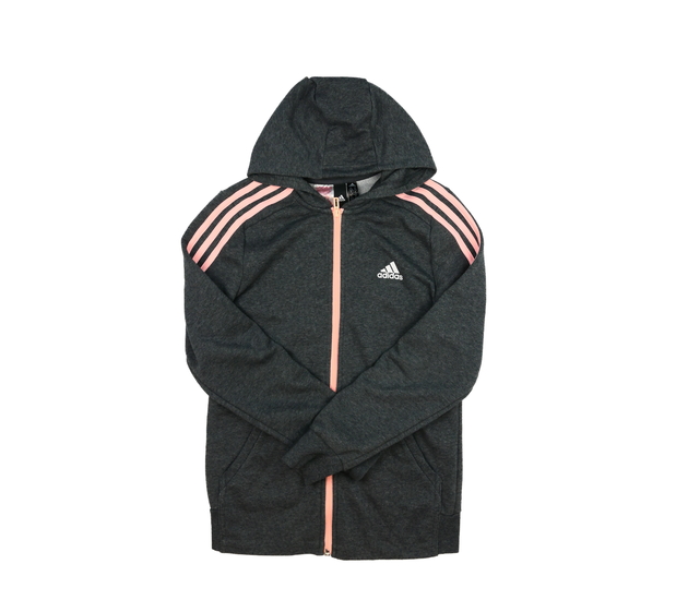 Šedo-růžová mikina vel. 170 Adidas