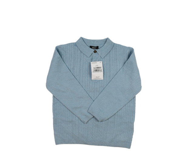 Nový modrý přízový svetřík Next