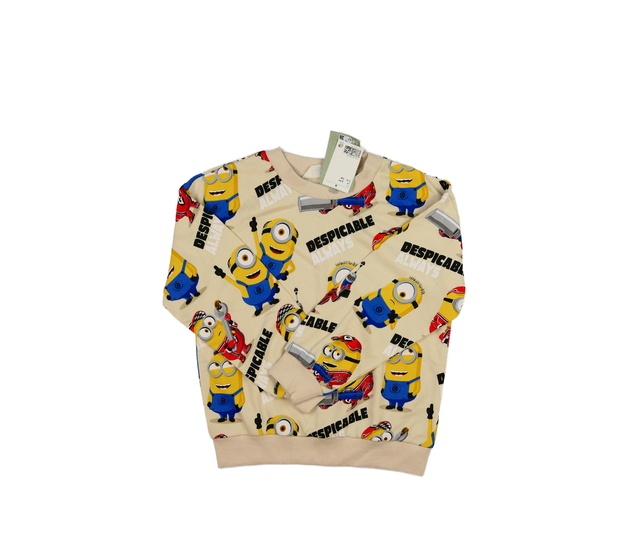 Nová světle hnědá mikina Mimoni H&M