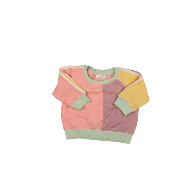 Trojbarevná světlá mikina Next