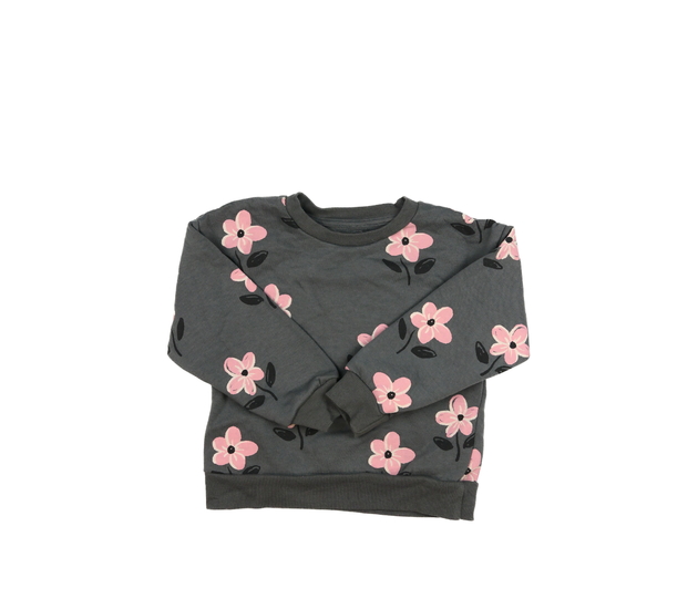 Šedá květinová mikina Primark 