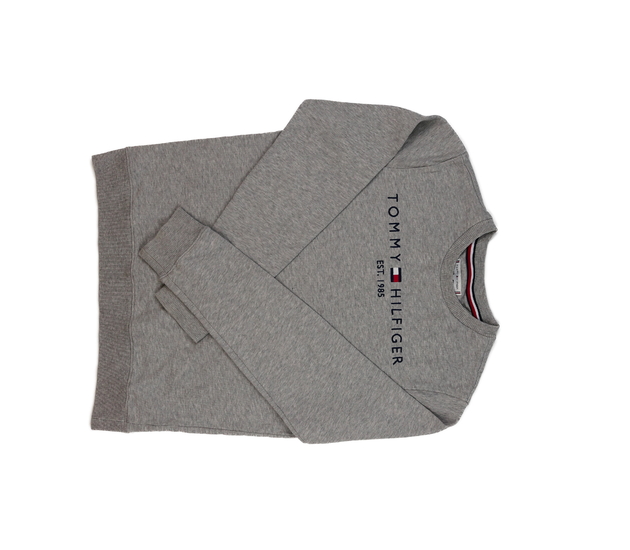 Šedá melírovaná mikina Tommy Hilfiger 