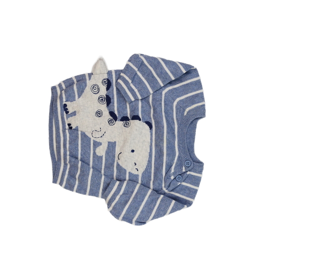 Modrý svetřík s dinosaury George