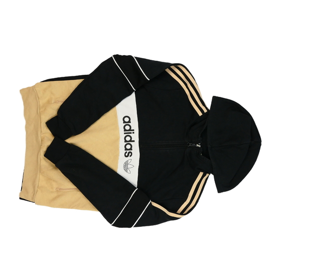 Černo-hnědá mikina Adidas