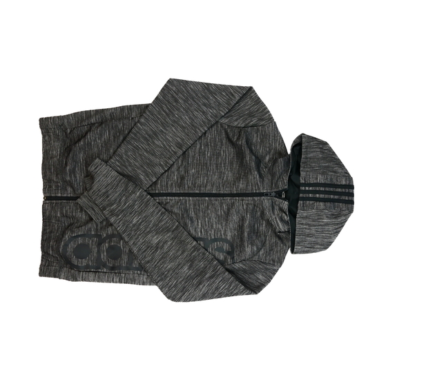 Šedá melírovaná mikina Adidas