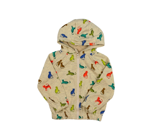 Melírovaná mikina se zvířátky 