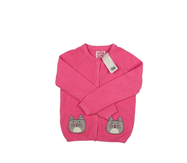 Nový růžový propínací svetřík F&F