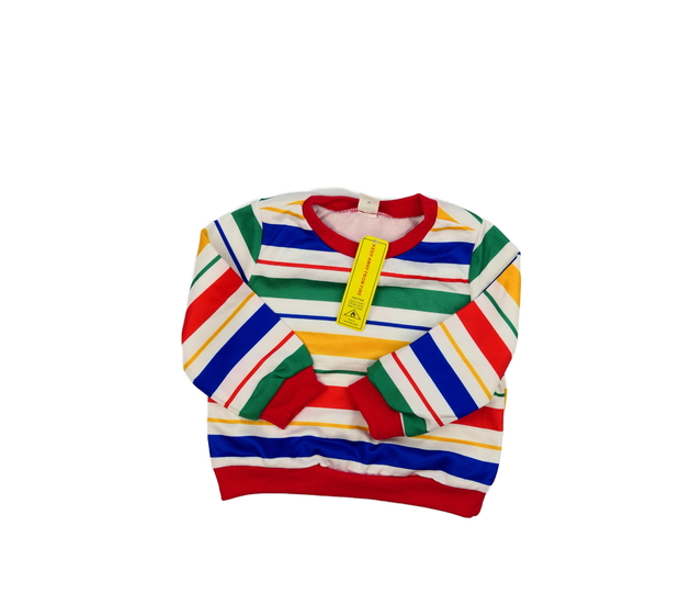 Nová barevně pruhovaná mikina 