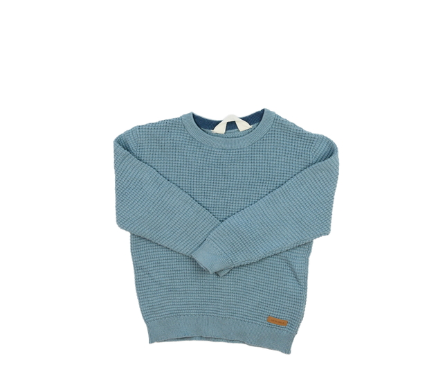 Modrý přízový svetr H&M