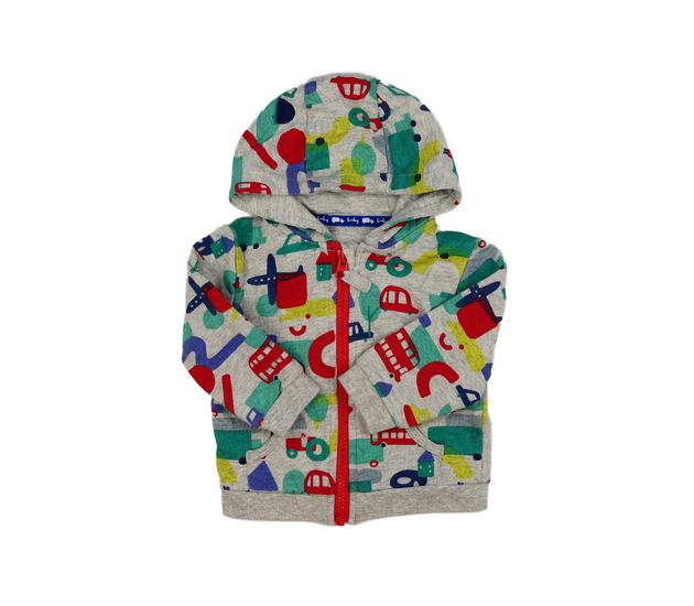 Šedá mikina s obrázky Tu 