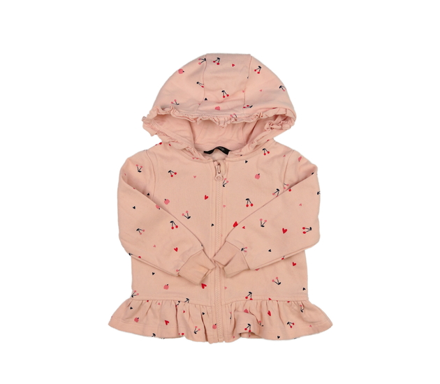 Růžová mikina s třešněmi George