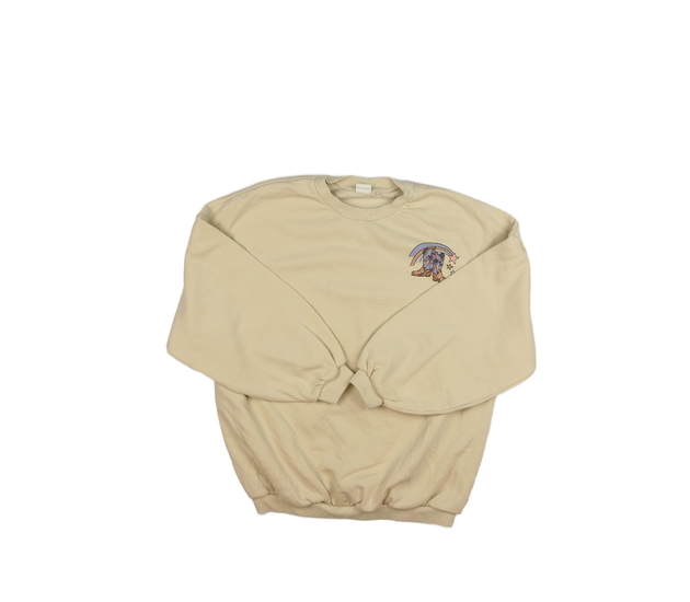 Světle hnědá mikina s obrázkem Next