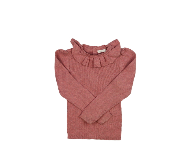 Růžový melírovaný svetřík Next