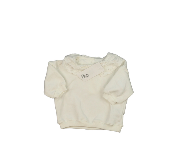 Nová krémová mikina s límečkem F&F