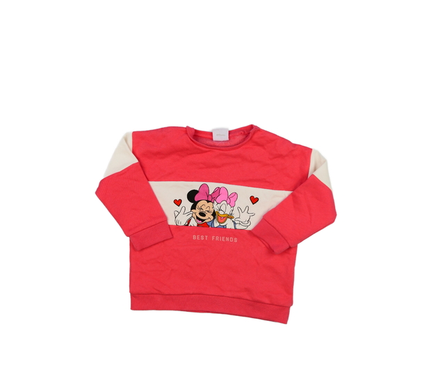 Růžová mikina Minnie Disney 