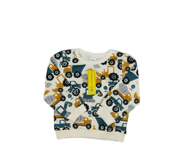 Nová krémová mikina s obrázky 