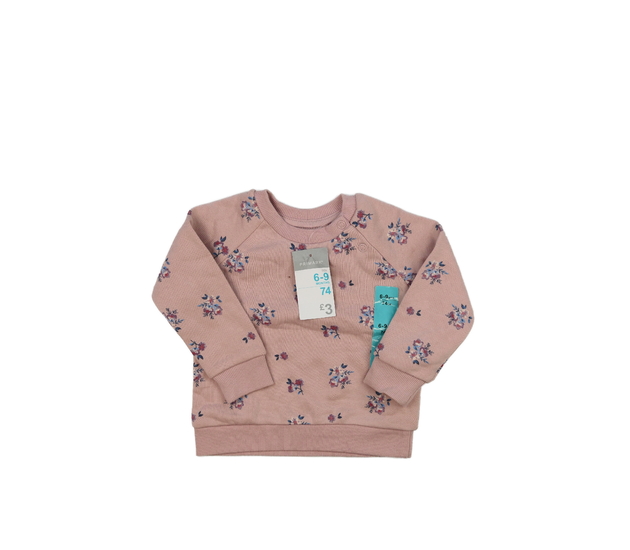 Nová růžová květinová mikina Primark 