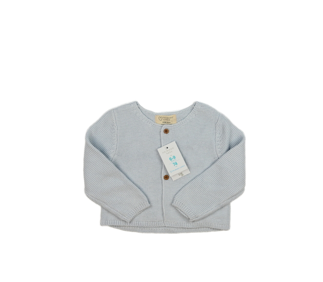 Nový modrý přízový svetr Primark 