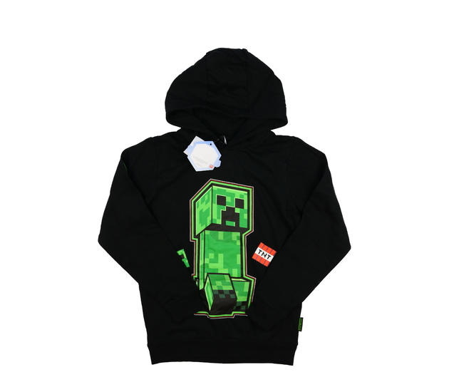 Nová černá mikina Minecraft 
