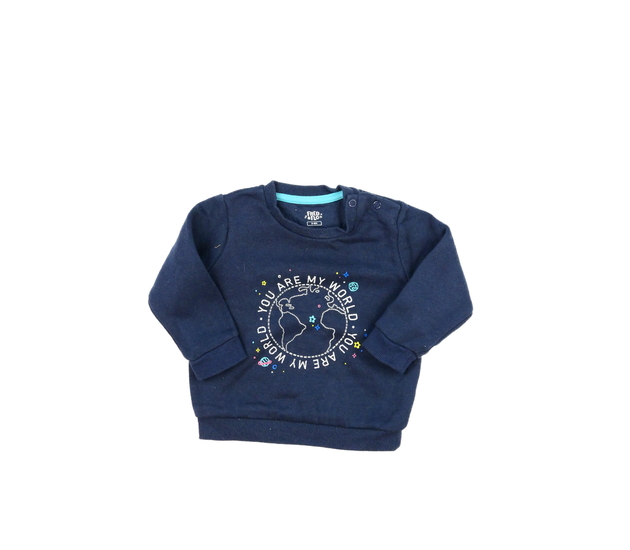 Tmavě modrá mikina s planetou F&F