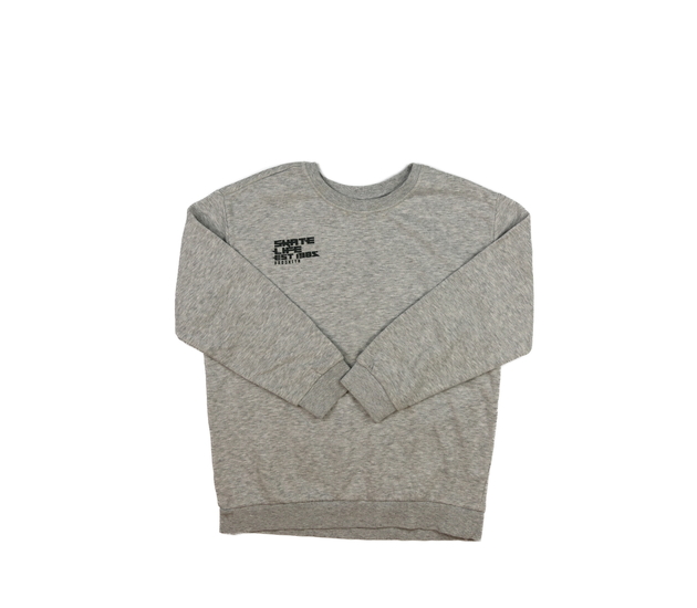 Šedá melírovaná mikina 