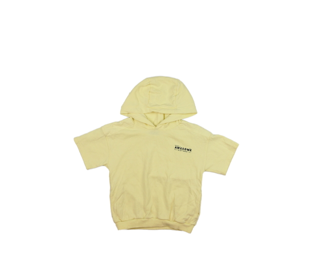 Žlutá mikina s krátkým rukávem Next