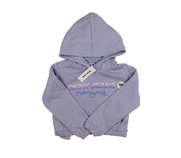 Nová fialová crop mikina DKNY 