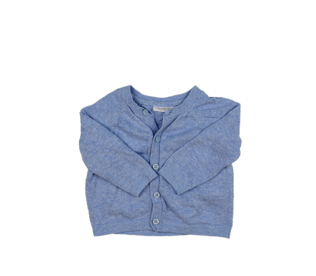 Modrý melírovaný svetřík Next