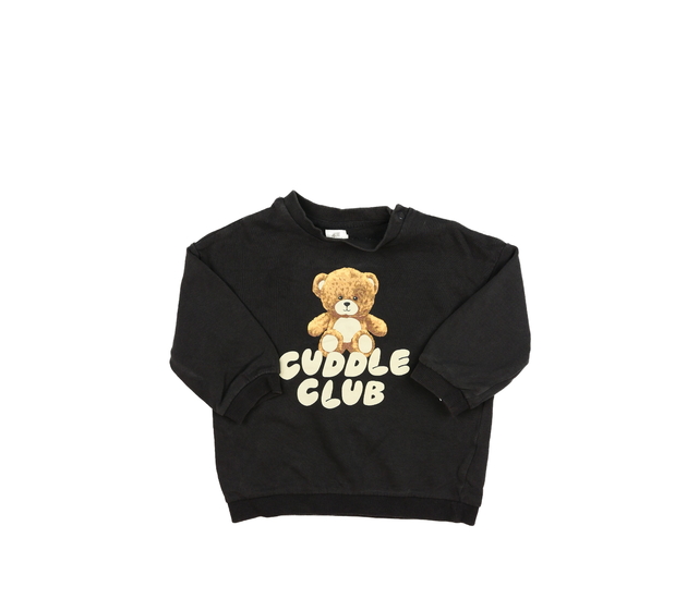 Tmavá mikina s medvědem H&M