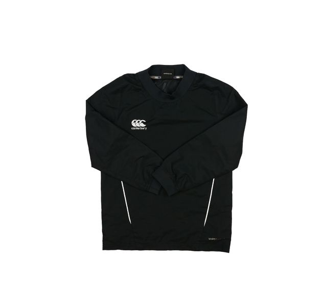 Černá šusťáková mikina/bunda přes hlavu