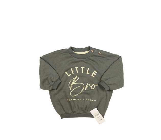 Nová šedá mikina s nápisem George